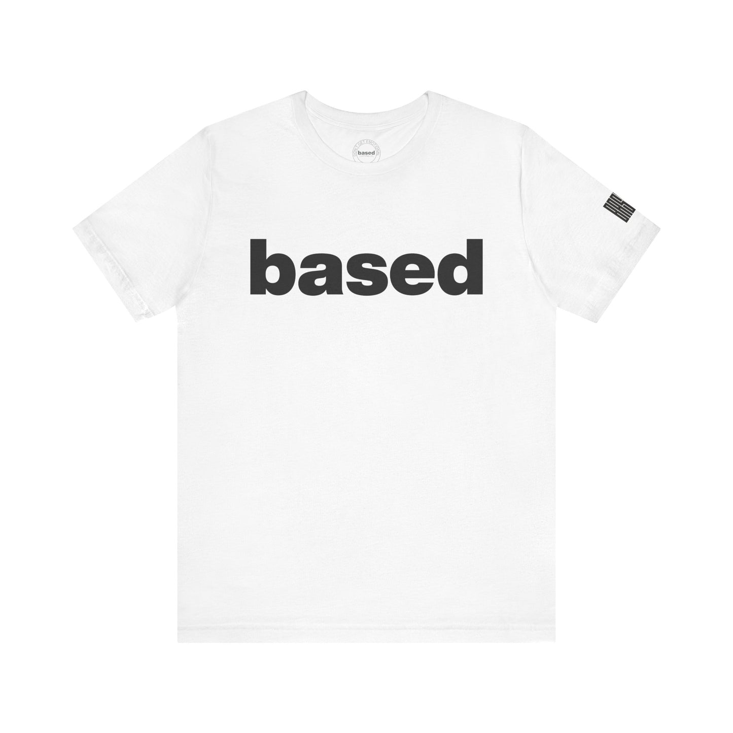The Based White Tee – Purity in Design, Chaos in Mind