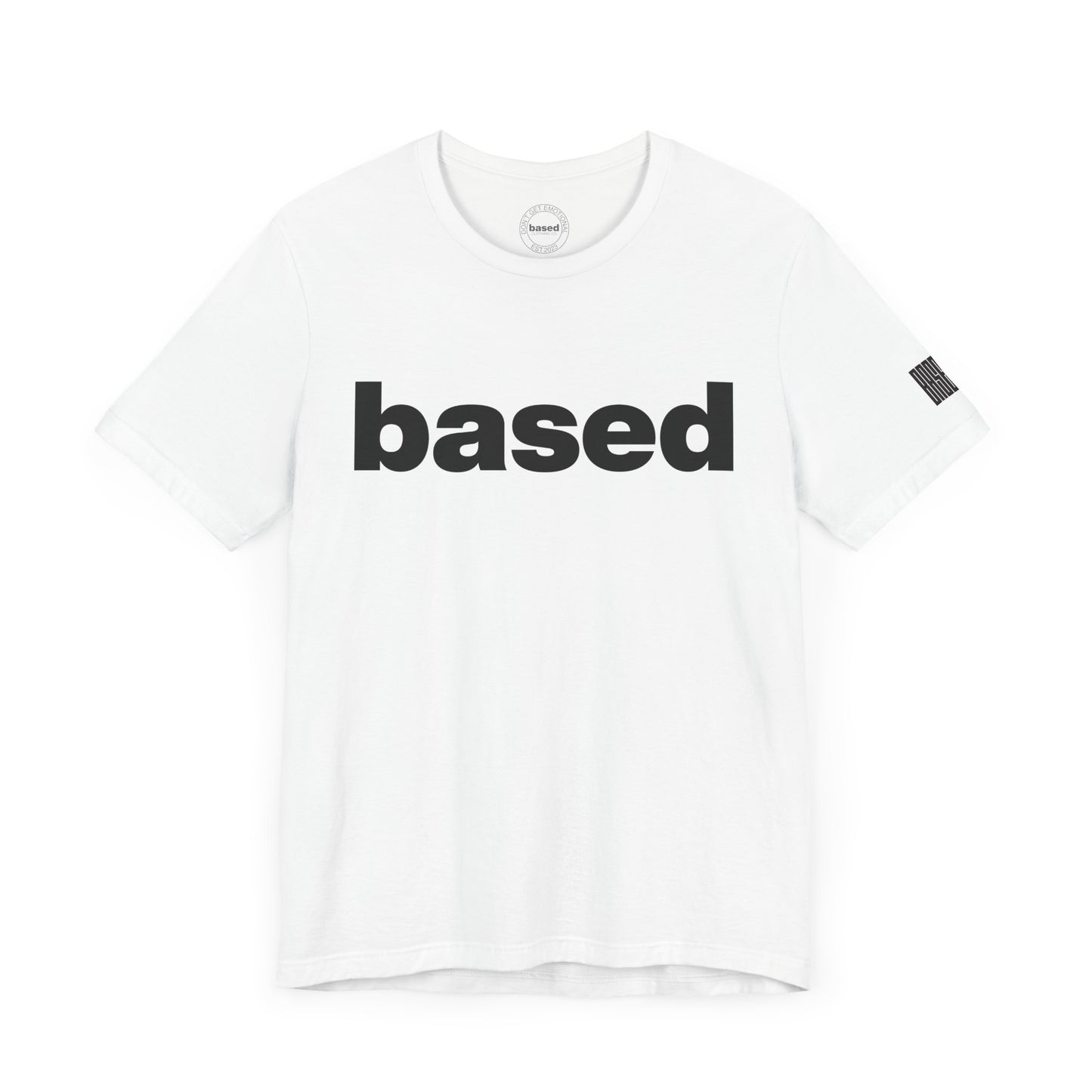The Based White Tee – Purity in Design, Chaos in Mind